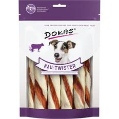 Chewing Twister Cowhide, Duck Heart & Duck Breast