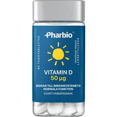 Vitamin d 50 Pharbio Vitamin D 50 ug 90