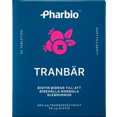 Tranbär tabletter Pharbio Tranbär 60 st