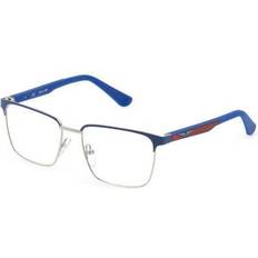 Plata Gafas de lectura y de ver Police VK568 0K98 Recetadas para Hombre Azules