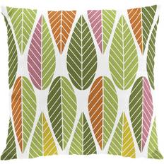 Arvidssons Textil Blader 47x47cm Kuddöverdrag Gul, Grön
