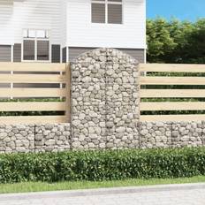 vidaXL Panier de Gabions Arqué 100x30x160/180 cm