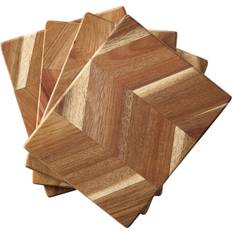 Stackable Chopping Boards aida 4 pack Herringbone Chopping Board 4pcs 15cm