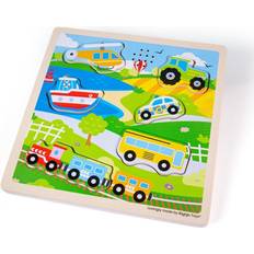 Wooden Transport Sound Puzzle