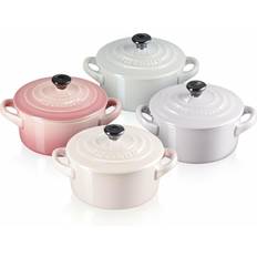 Le Creuset Gusseisen Set Le Creuset Mini Cocotte 4er Set