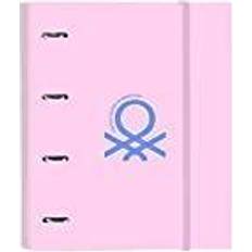 Safta Pink Ringsmapp 35 cm med 100 Ark A4