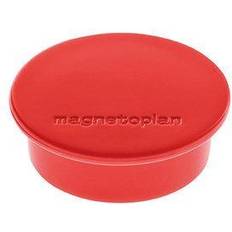 Rouge Articles de papeterie de bureau Magnetoplan D. 40 mm Rouge 10 St