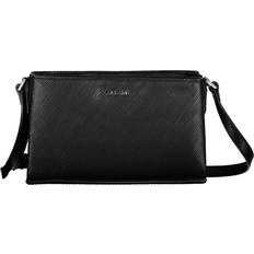 Tekstil Skuldervesker Calvin Klein Saffiano Raised Crossbody Bag - Black