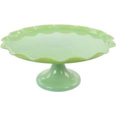 Green Cake Plates Martha Stewart Jadeite Cake Plate