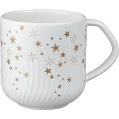 Denby Porcelain Arc White Stars Large Mug Cup