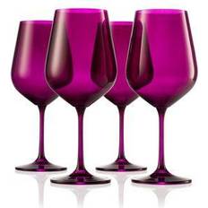 Purple Wine Glasses Godinger Sheer Crystal Stemware Collection Wine Glass