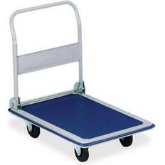 Step Ladders Sparco Folding Platform Truck, 660 Lb. Capacity, Blue/Gray