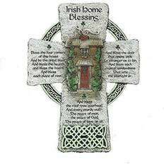Irish Home Blessing Cross Multicolor Väggdekor 15.2x20.3cm