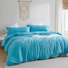 Natural Loft Oversized Bedspread Blue