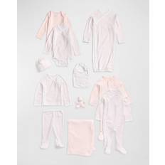 Gift Sets Polo Ralph Lauren Girl's 11-Piece Organic Cotton Essential Gift Box Set, Size Newborn-9M PINK MULTI 6-9 MONTHS