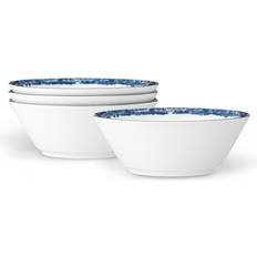 Blue Fruit Bowls Noritake Blue Rill Set 4 Fruit Bowl