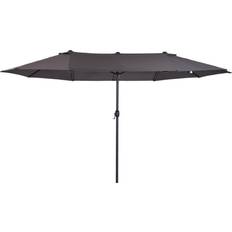 OutSunny Tuin en Buitenomgeving OutSunny Sunny Dubbele Parasol met Slingerhandvat 460 x 270 x 240 cm