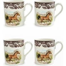 Mug set of 4 Spode American Quarter Horse Mug, Set of 4 Cup