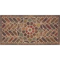 Entrance Mats Mohawk Home Ornamental Brick Natural, Brown