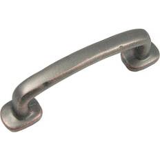 Copper kitchen handles Laurey Riverstone Pull 3 Antique Copper