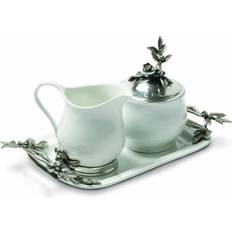 Vagabond House Blueberry 4 Piece Creamer Set Sugar bowl