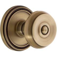 Double door knob set Soleil Solid Dummy Door Knob Set Knob