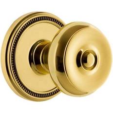 Double door knob set Soleil Solid Dummy Door Knob Set Knob