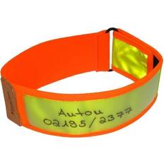 Reflexhalsband Gul/Orange S/M