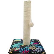 Croci Color Leafs Scratching Post 42cm con Palla