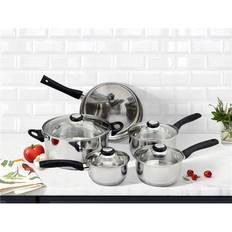 Birch 9 Steel Cookware Set with lid