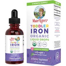MaryRuth Organics Økologiske Jerndråber Druesmag 60 ml