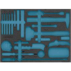 Almacenamiento de herramientas Hazet Werkzeugwagen Montagewagen, 2K-Weichschaum-Einlage 163-372L