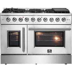 Forno Appliances Galiano 6.58 Ft. Range Air Function Silver, Gray, White