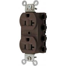 Brown Power Strips & Branch Plugs Hubbell Receptacle Duplex 20A 5-20R 125V SNAP5362A