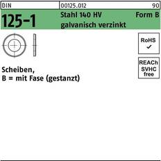 Lemvigh-Müller 4 FZB Facet Skive DIN 125 B Set of 1000 1000stk