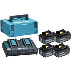 Makita batterioplader Makita LXT Batterioplader batteri 4 x