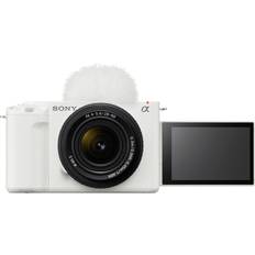 Sony Secure Digital (SD) Digital Cameras Sony Alpha ZV-E1L with 28-60mm Lens, White