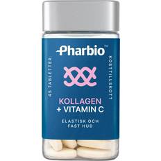 Kollagen tabletter Pharbio Kollagen + Vitamin C 45 st