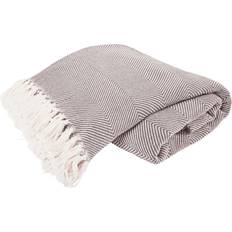 Überdecken Hahn Haustextilien Plaid Überdecke Beige, Braun