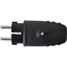 GAO N & L 11257 Safety plug Rubber 230 V Black IP44