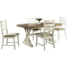 Picket House Furnishings Barrett Dining Set 30x60" 5