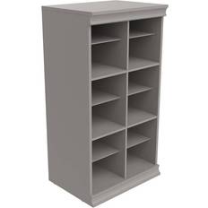 Beige Wall Shelves ClosetMaid Modular Divided Wall Shelf