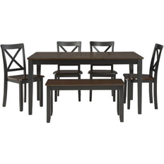 Ashley Black Dining Sets Ashley of 6 Larsondale Dining Set