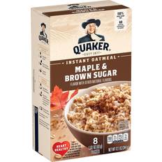 Cereals, Oatmeals & Mueslis Quaker Instant Oatmeal Maple & Brown Sugar 8x43g 1.51oz