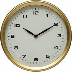 Multicolored Table Clocks 10" Brass Finish Metal Hello Honey Table Clock