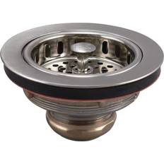 Keeney Plumb Pak K5445DSBN Sink Basket Strainer with Ground Joint Drop Post 3321 in Mesh Brass