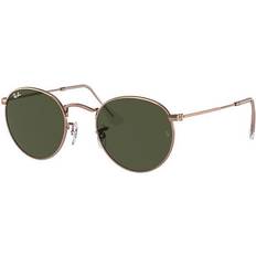 Ray-Ban Retro Round Metal Solbriller - Brun