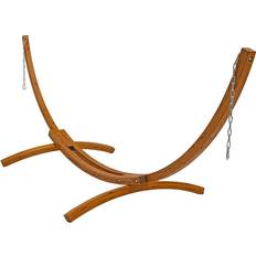 WSN-WHS12 Solid Wood Curved Hammock Stand