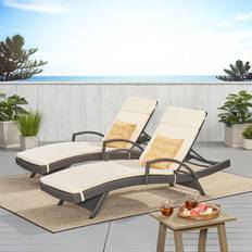 Sun Beds Christopher Knight Home Salem Arm Chaise Lounge