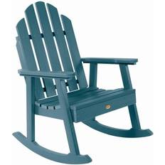 Blue Outdoor Rocking Chairs highwood AD-RKCH3-NBE Classic Westport Garden Rocking